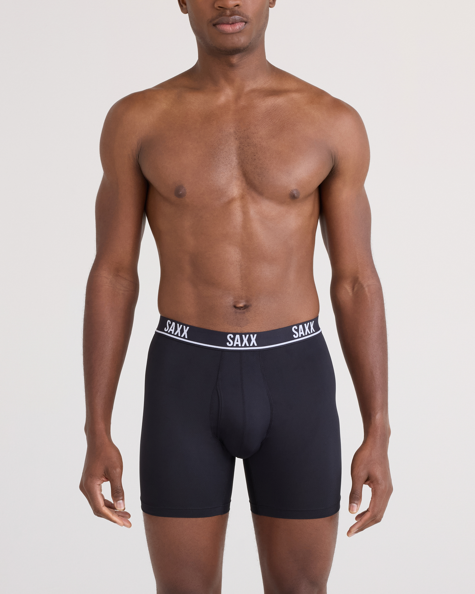 Essential Performance Mesh Boxer Brief (3 Pack) - Black | SAXX