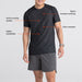 DropTemp Cooling Mesh Short Sleeve Crew technology graphic