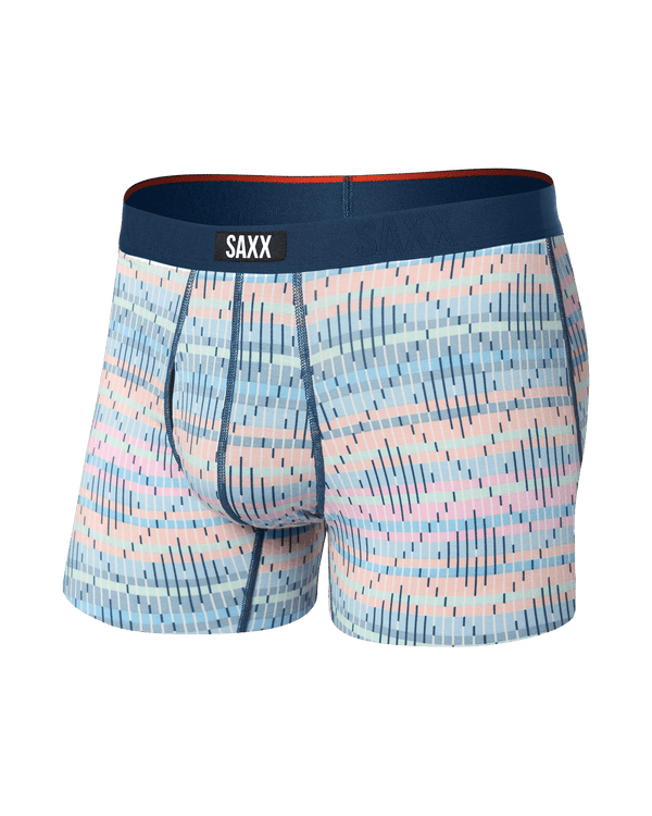 Front of Vibe Xtra Soft Comfort Trunk Fly in Summer Weave-Multi