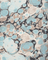 Marbled fabric texture with blue, beige, and black colors