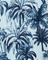 Pattern of palm trees in blue on a light background