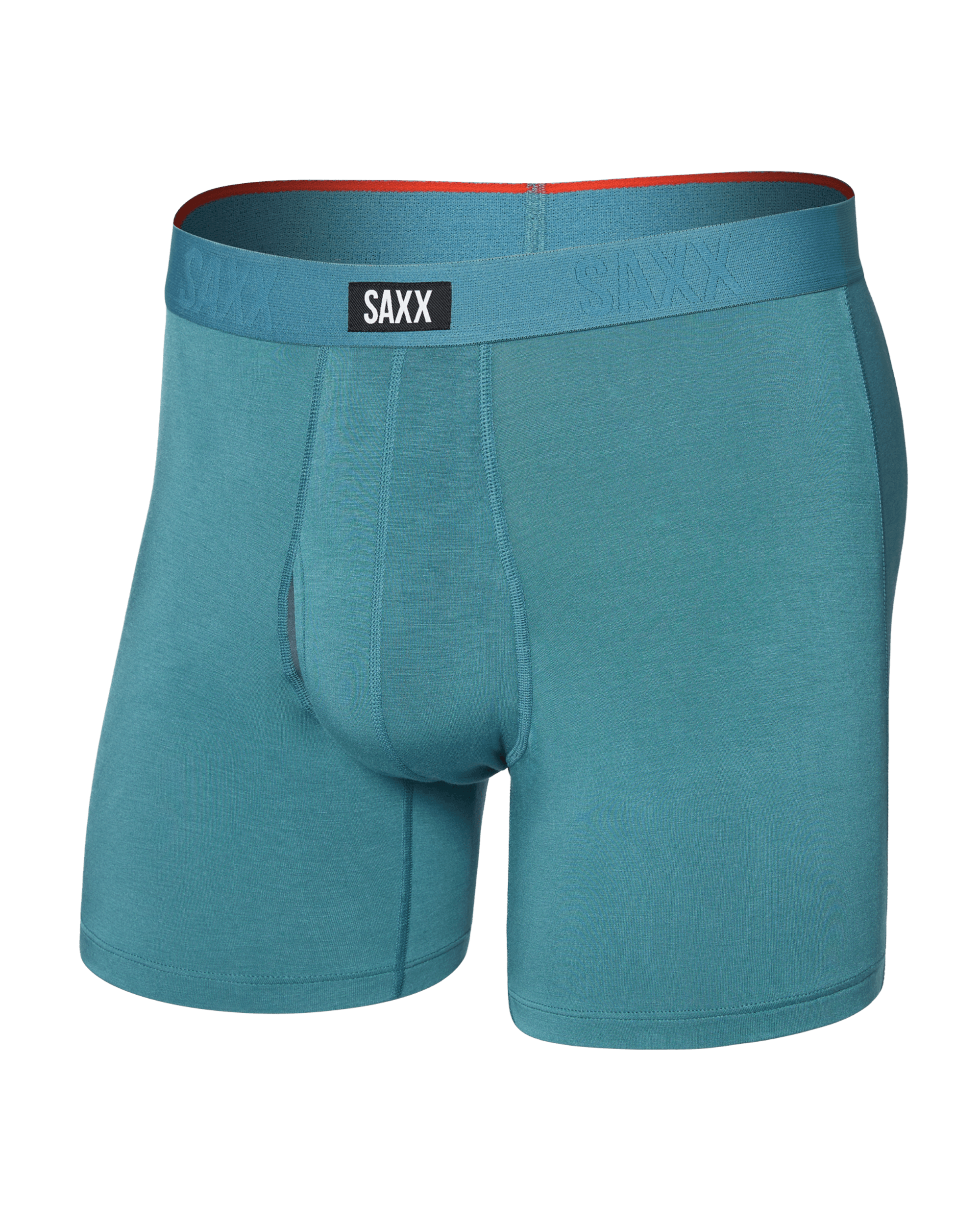 Front of  Vibe Xtra Soft Comfort Boxer Brief Fly in Seascape