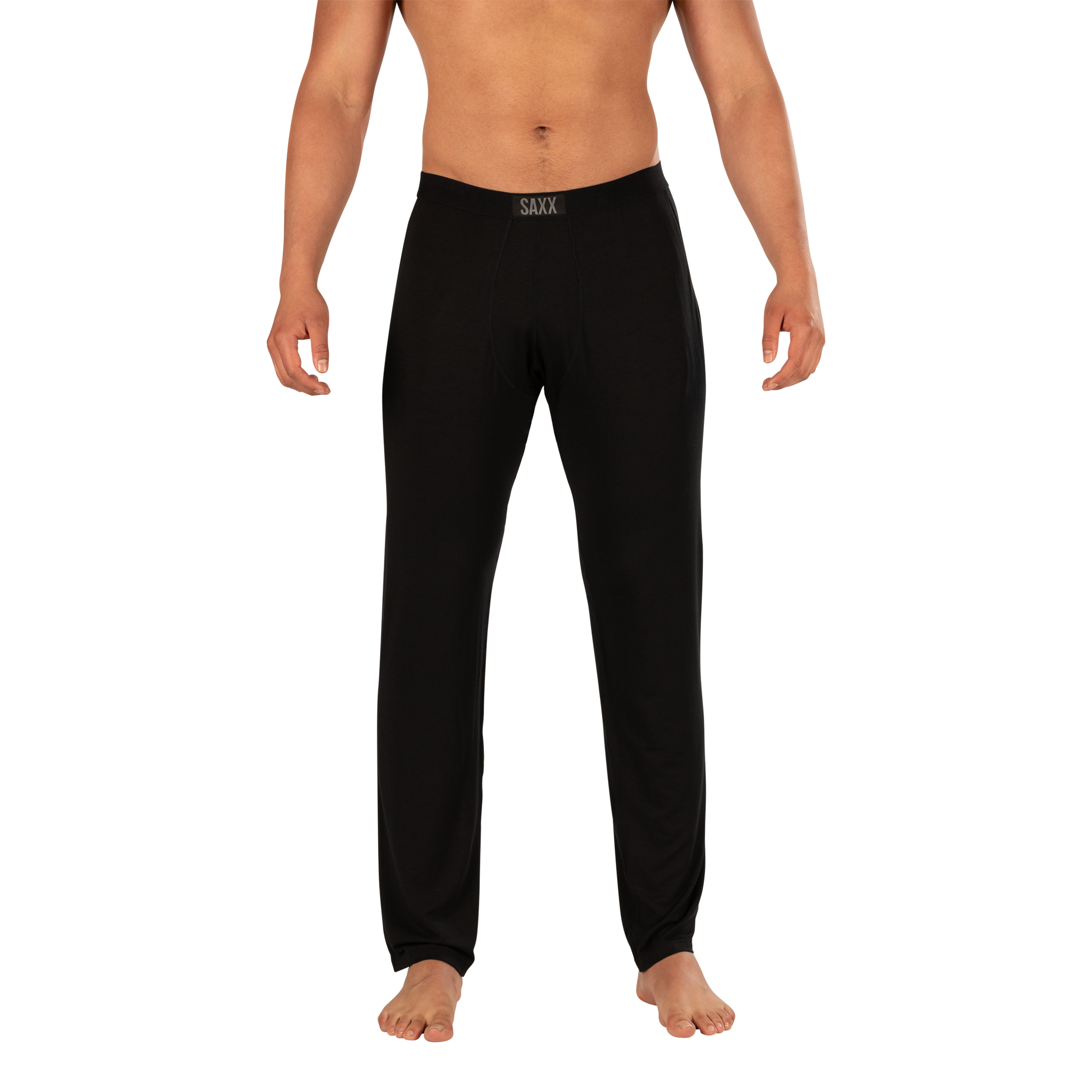 Front - Model wearing Sleepwalker Ballpark Pant in Black
