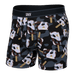 Front of Daytripper Boxer Brief in Camo Coolers- Black