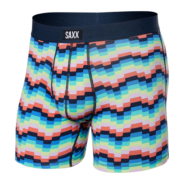 Front of Daytripper Boxer Brief Fly in Led Stripe- Multi
