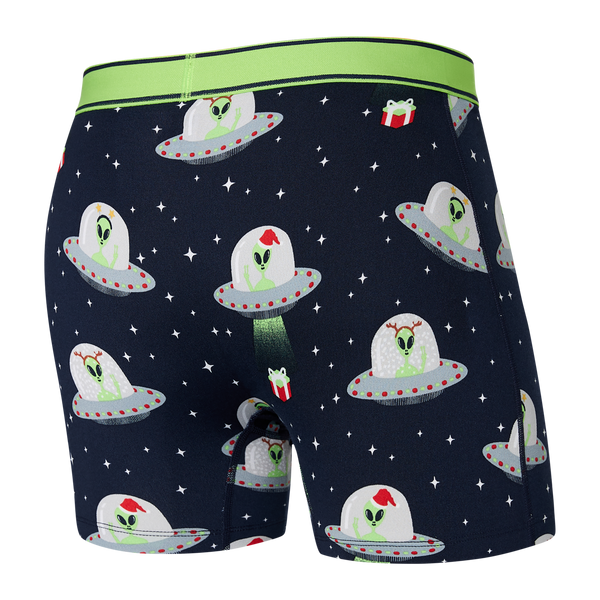 Back of Daytripper Boxer Brief Fly in Peace On Earth- Maritime