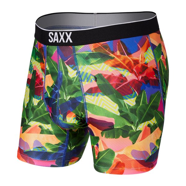 Front of Volt Boxer Brief in Luminous Foliage