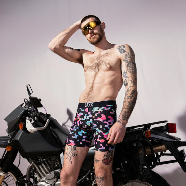 Volt Breathable Mesh Boxer Brief - Washed Out Camo- Multi