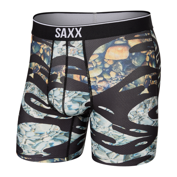 Front of Volt Boxer Brief in Ripple Camo