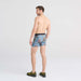 Back - Model wearing Volt Boxer Brief in Water Foul- Washed Teal