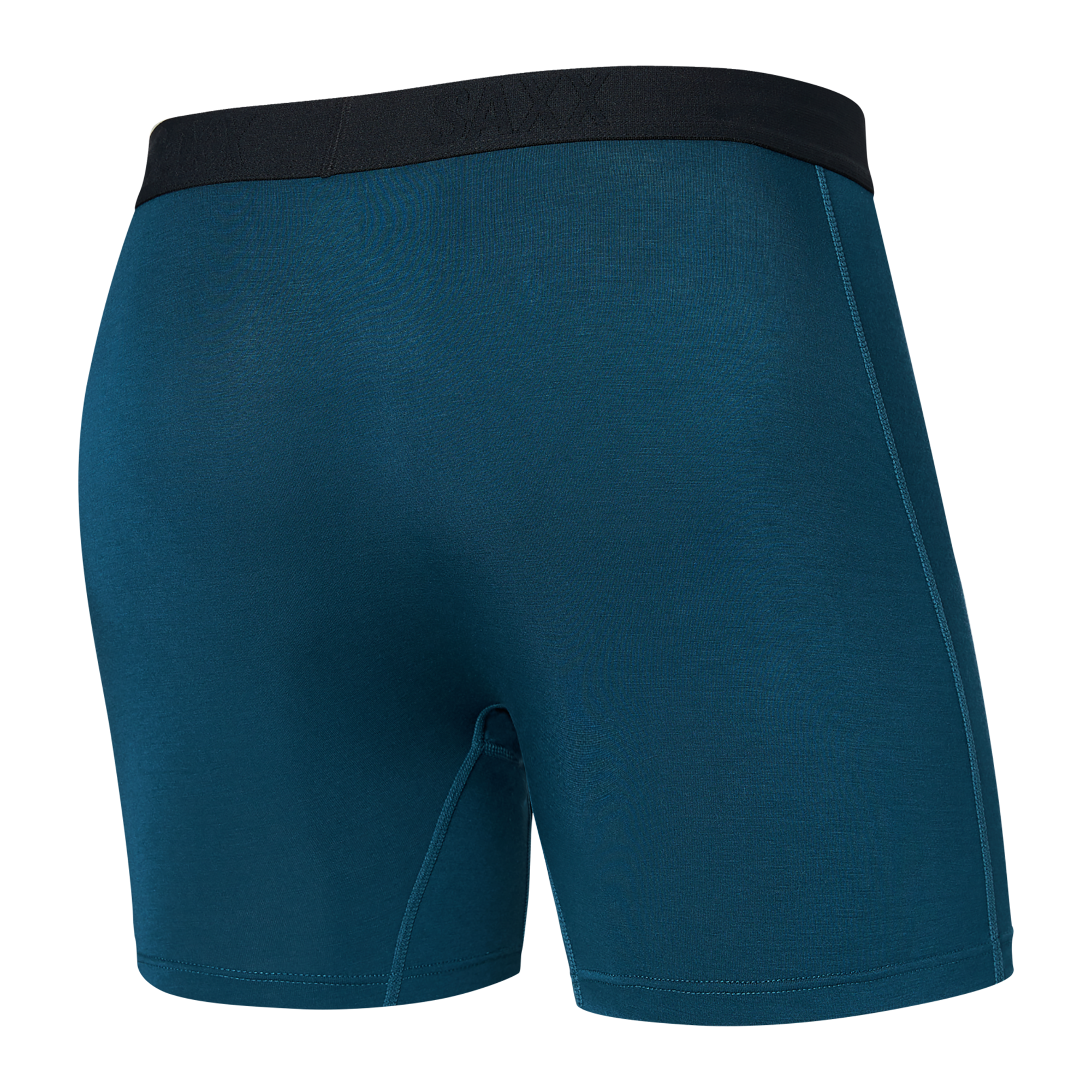 Back of Ultra Super Soft Boxer Brief Fly in Deep Ocean