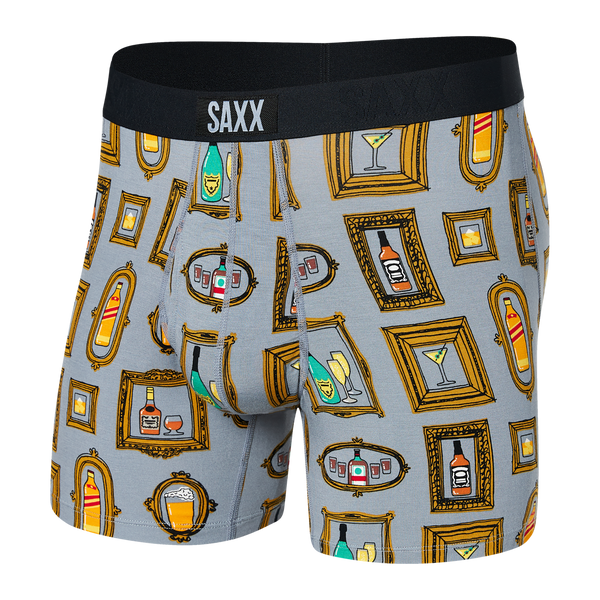 Front of Ultra Super Soft Boxer Brief Fly in Gallery Wall- Tradewinds
