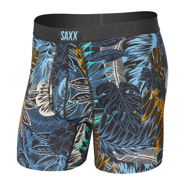 Front of Ultra Boxer Brief Fly in Multi Havana
