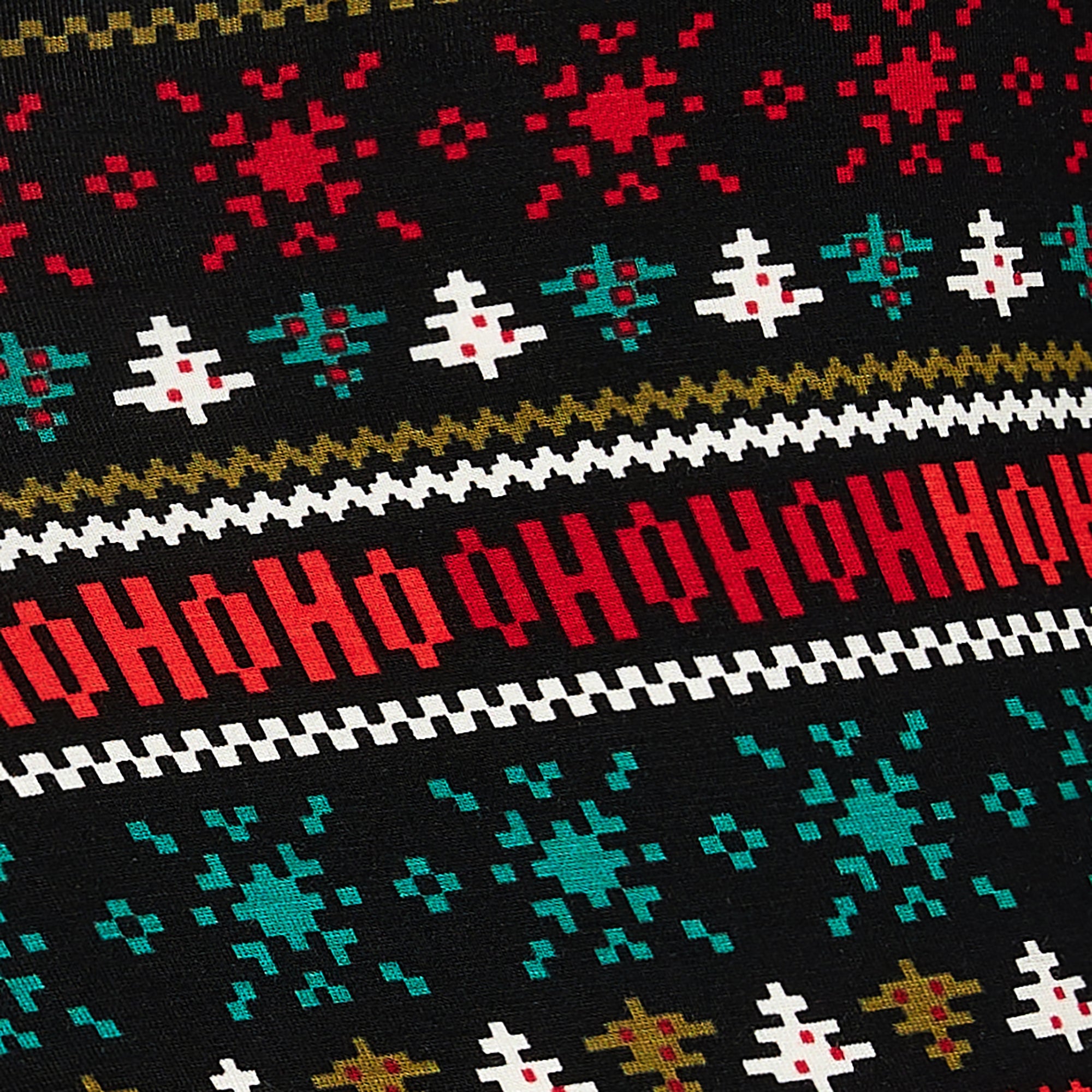 Swatch of Holiday Sweater- Black