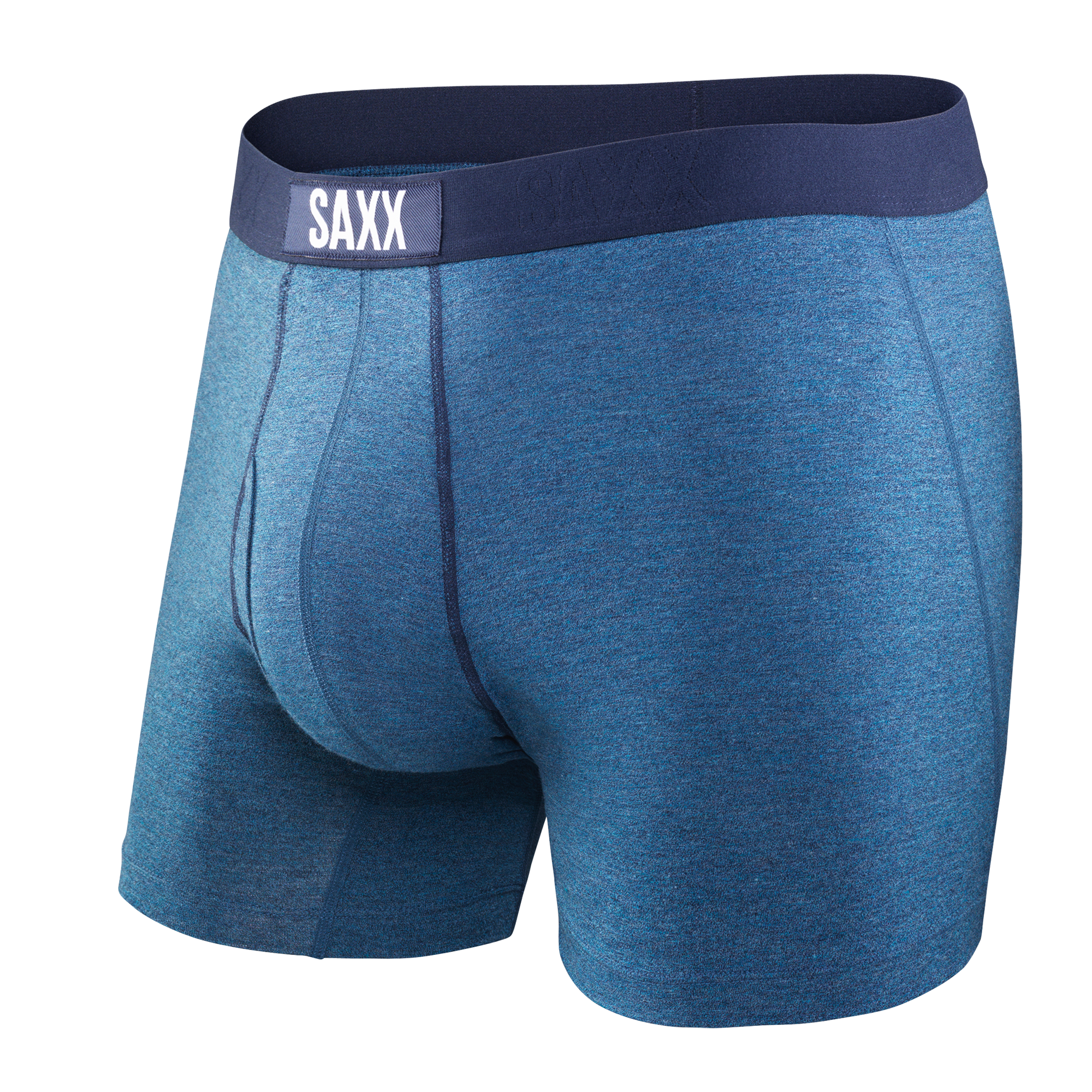 Front of Ultra Boxer Brief Fly in Indigo