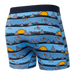 Back of Ultra Super Soft Boxer Brief Fly in Lazy River- Blue