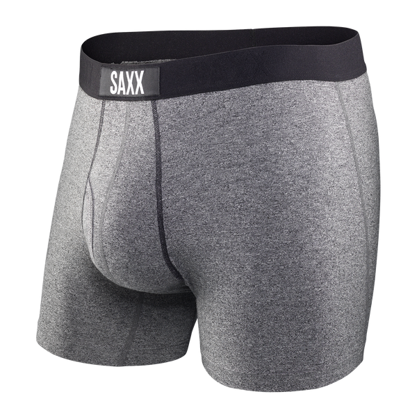 Front of Ultra Boxer Brief Fly in Salt & Pepper