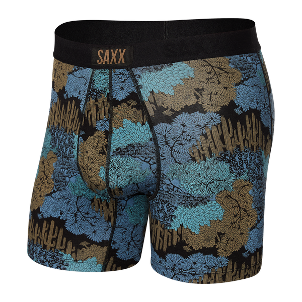 Front of Ultra Boxer Brief Fly in Sonora Camo- Slate