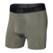 Front of Kinetic HD Boxer Brief in Cargo Grey