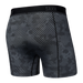 Back of Kinetic Light-Compression Mesh Boxer Brief in Optic Camo- Black