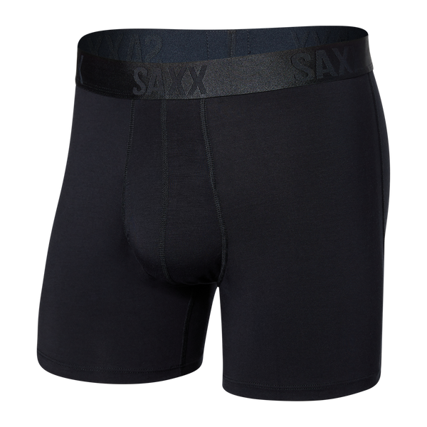 22nd Century Silk Lounge Boxer Brief - Black | – SAXX Underwear Canada