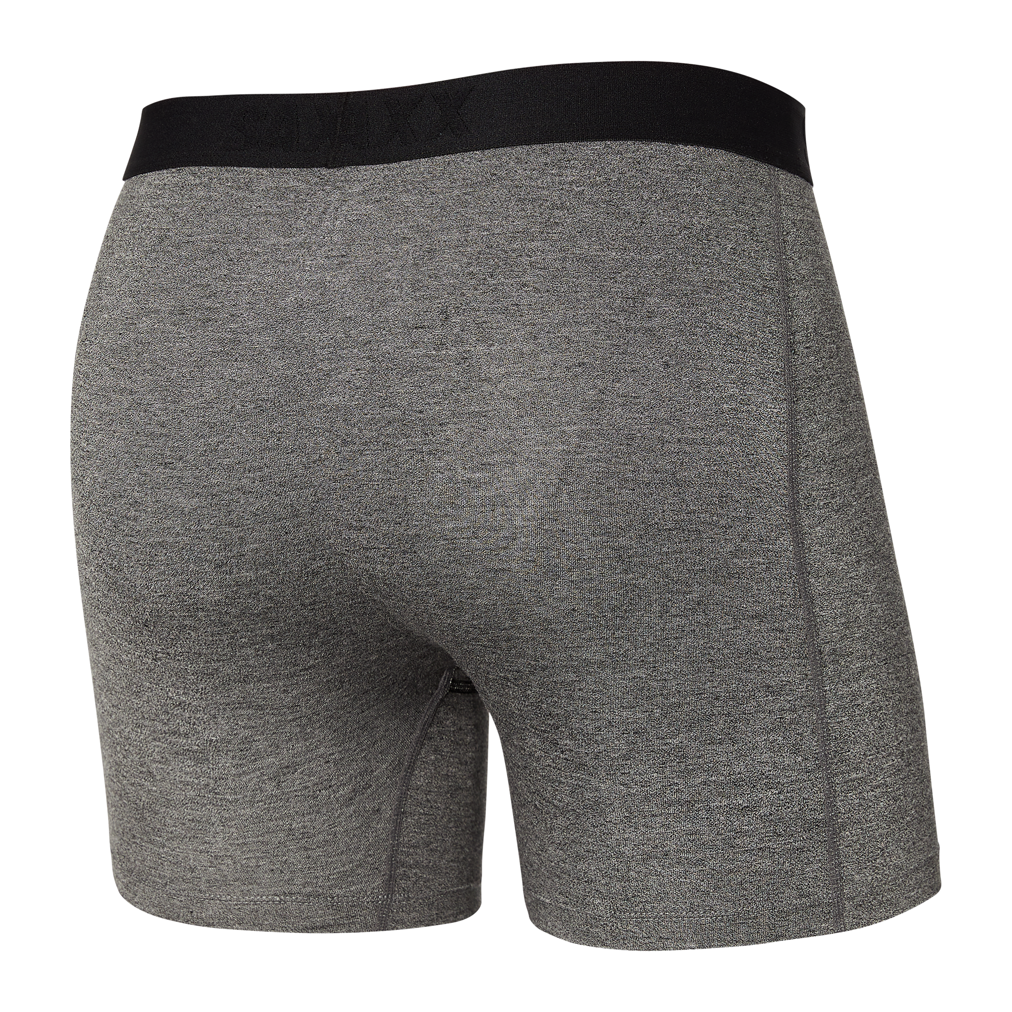 Back of Vibe Boxer Brief in Grey Heather