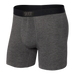 Front of Vibe Boxer Brief in Grey Heather