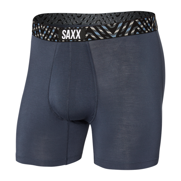 Vibe Boxer Brief - India Ink/ Amaze-Zing Waistband | – SAXX Underwear ...