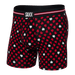 Front of Vibe Boxer Brief in Maple Leaf- Black