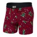 Front of Vibe Super Soft Boxer Brief in Pickled- Merlot