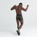 Back - Model wearing Vibe Boxer Brief 2 Pack in Black/Wood Camo
