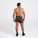 Back - Model wearing Vibe Boxer Brief in Woodland Camo