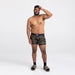 Front - Model wearing Vibe Boxer Brief in Woodland Camo