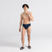 Front - Model wearing Ultra Brief Fly in Navy Heather