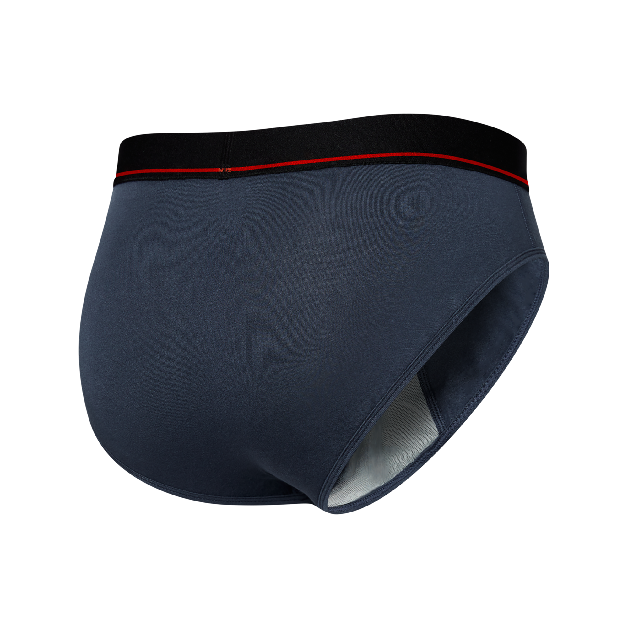 Back of Non-Stop Stretch Cotton Brief in Deep Navy
