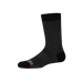 Front of Whole Package Crew Sock in Black Heather