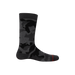 Back of Whole Package Crew Sock in Supersize Camo- Black