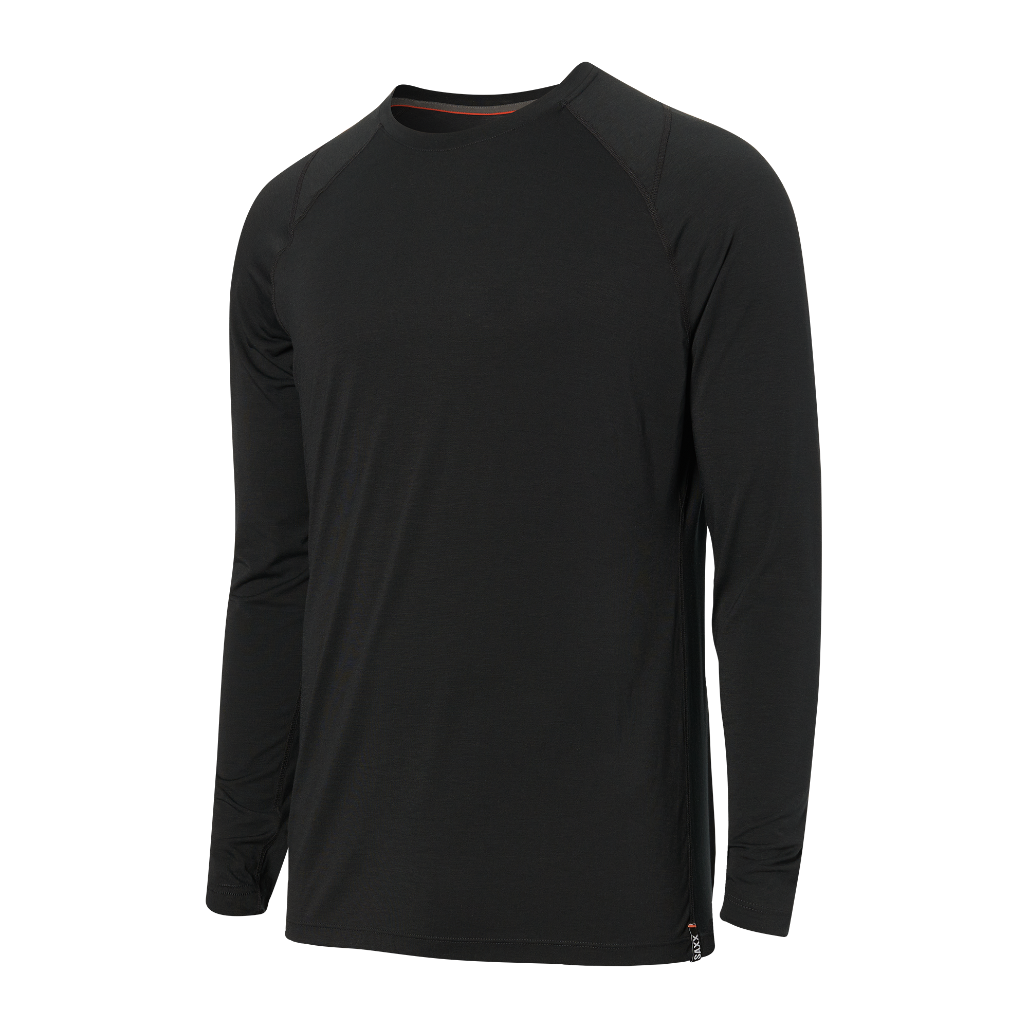 Front of Roast Master Long Sleeve Crew Baselayer in Black