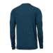 Back of Quest Quick Dry Mesh Baselayer Long Sleeve Crew in Camo Jacquard- Teal