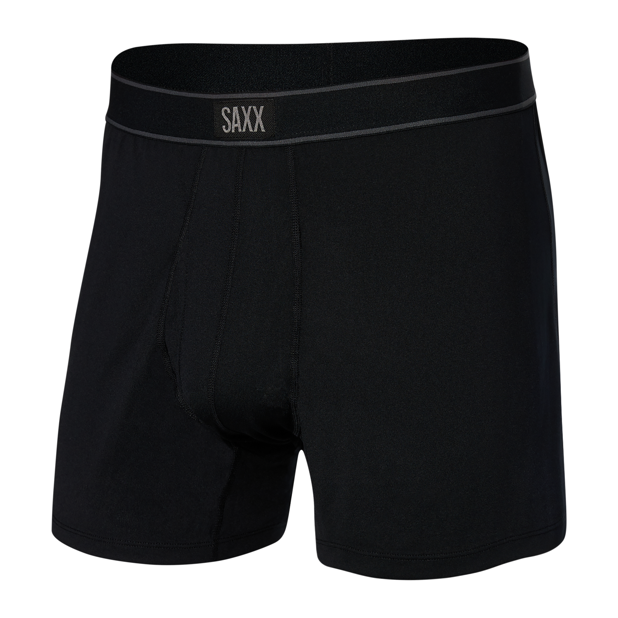 Front of Daytripper Loose Boxer Fly in Black