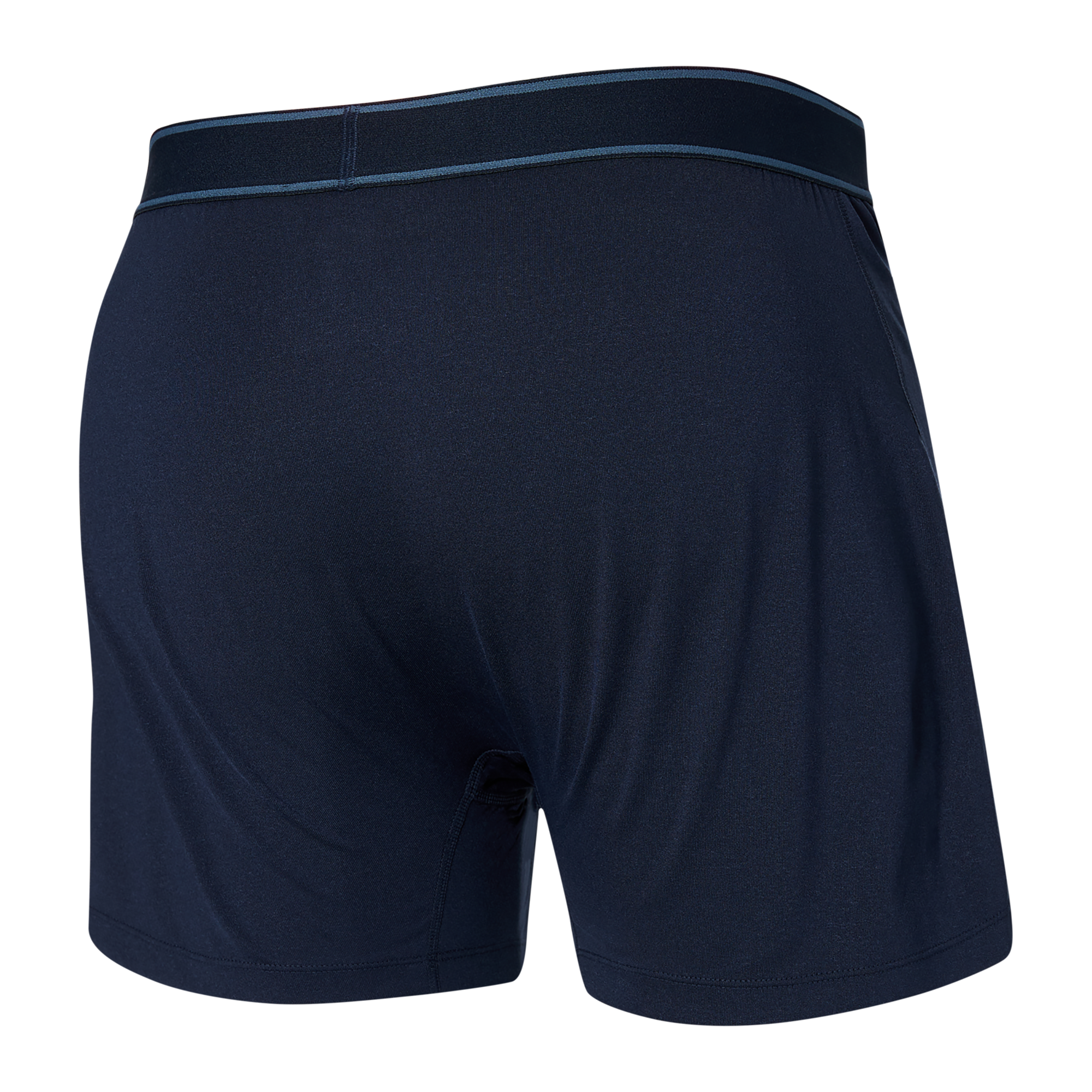 Back of Daytripper Loose Boxer Fly in Navy Heather