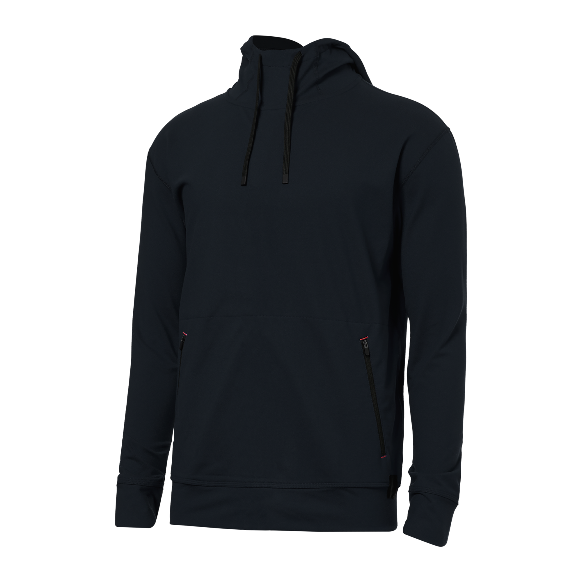 Front of Trailzer Hoodie in Black
