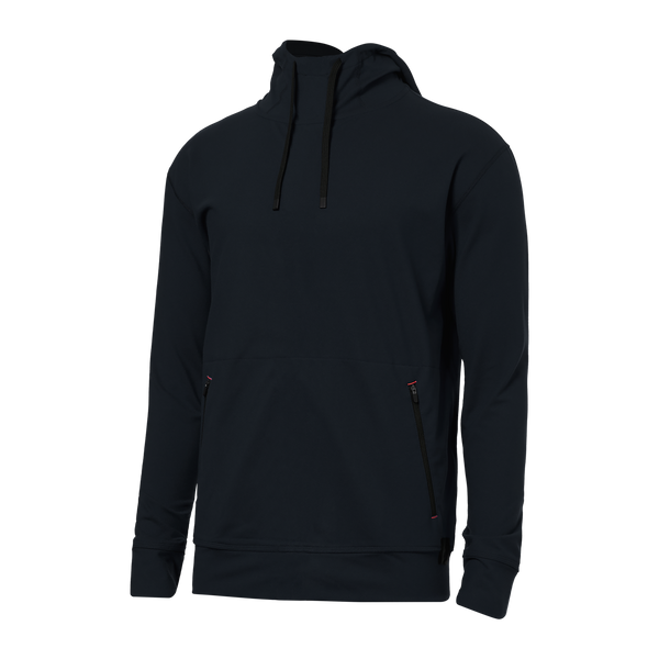 Front of Trailzer Hoodie in Black