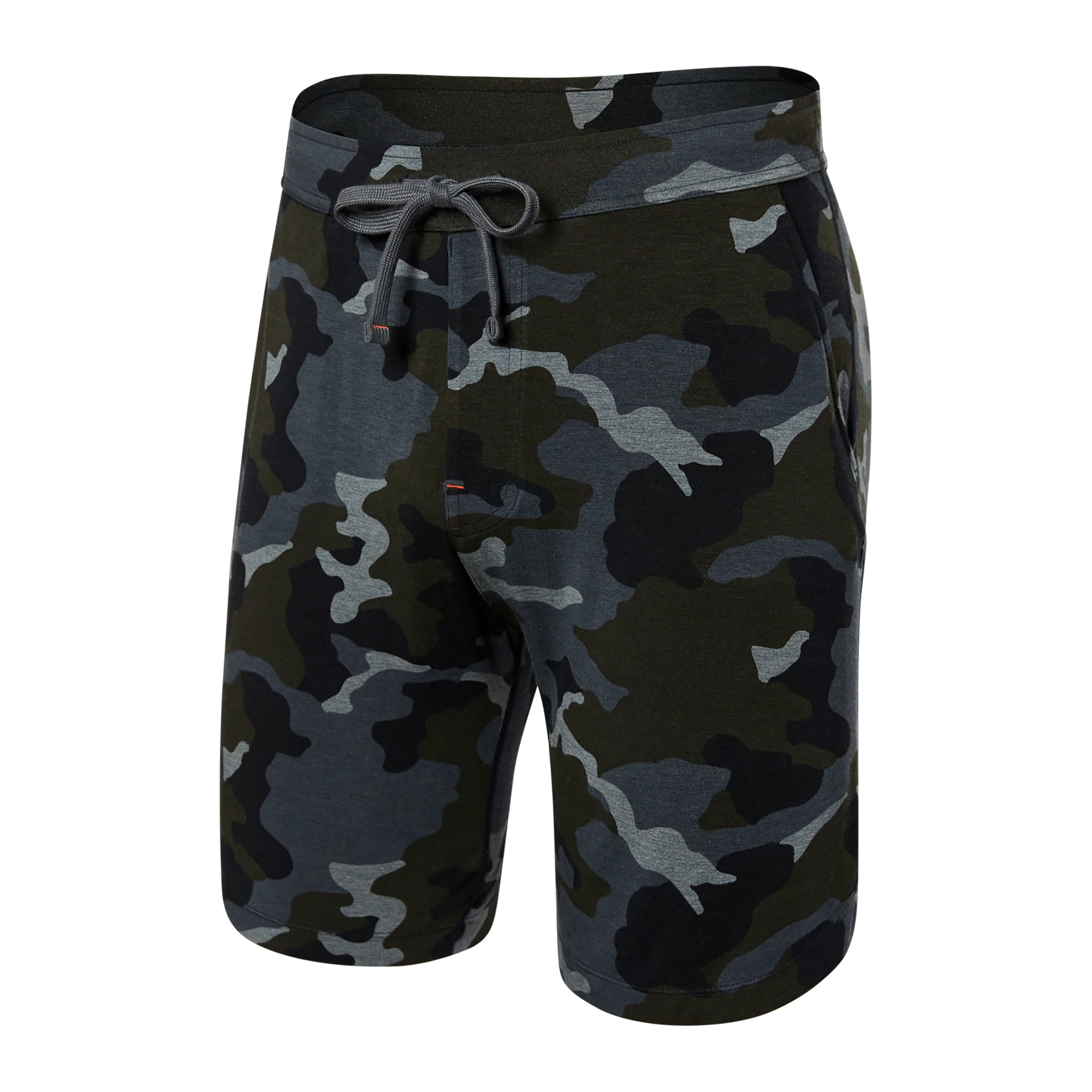 Front of Snooze Sleep Short in Supersize Camo- Graphite
