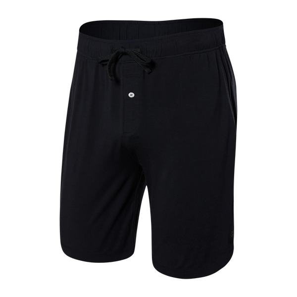 Front of 22nd Century Silk Sleep Short in Black