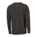 Back of 3Six Five Lounge Long Sleeve Crew in Black Heather