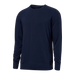 Front of 3Six Five Lounge Long Sleeve Crew in Maritime Blue