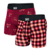 Front of Ultra Super Soft Boxer Brief Fly 2-Pack in Special Delivery/Merry Bright