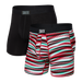 Front of Vibe Super Soft Boxer Brief 2-Pack in Sugar Buzz/Black