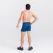 Back - Model wearing Quest Quick Dry Mesh Boxer Brief Fly 3-Pack in Slate/Anchor Teal/Black